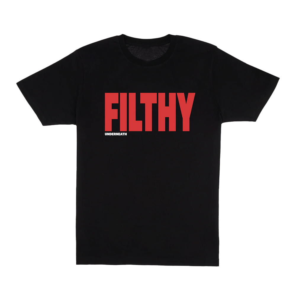 Filthy Logo Tee - Black (Gildan)