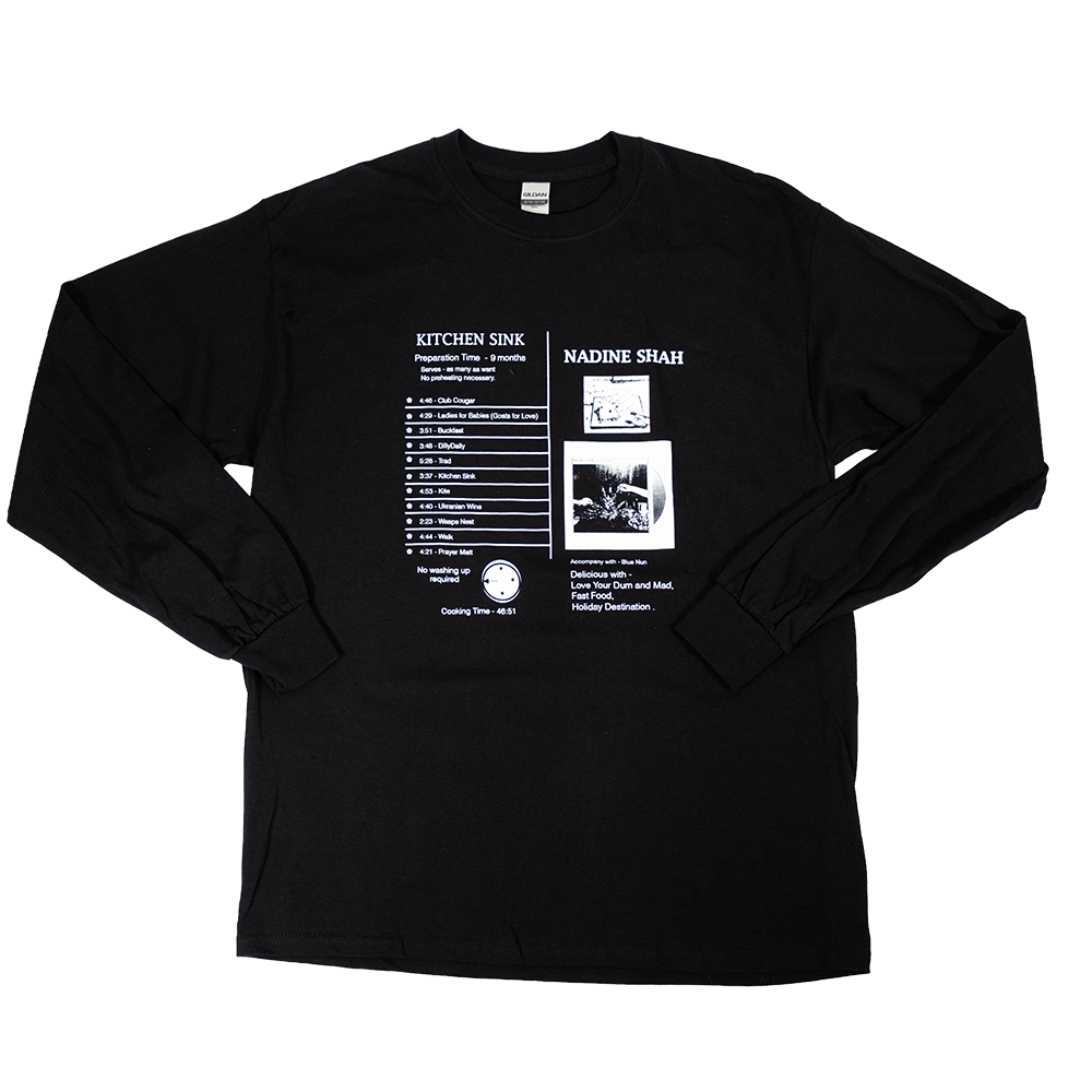 Kitchen Sink Longsleeve - Black (Softstyle)